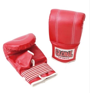 Guantoni da boxe sportivi globali set parastinchi taglia L rosso - Foto 1 di 3