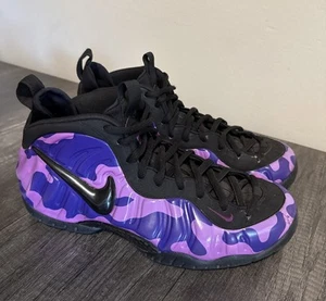 Größe 11 - Nike Air Foamposite Pro Purple Camo OHNE KARTON 2019 Herren 624641-012 - Bild 1 von 14