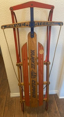 Yankee Clipper By Flexible Flyer Multicolor Wooden Traditional Snow Slider Sled - Image 1 of 4
