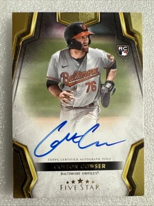Autógrafo de cinco estrellas Topps 2024•FSA-CCOW•Colton Cowser-OF-RC-Baltimore Orioles - Imagen 1 de 11