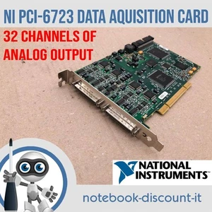 National Instruments NI PCI-6723 778701-01 Scheda Acquisizione Dati 32 Ch Analog - Imagen 1 de 8