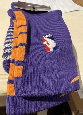 Calcetines de baloncesto Nike NBA Authentics púrpura/dorado PSK654-500 XL para hombre 12-15 Lakers Foto 1 de 4