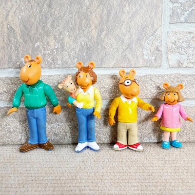 Figuras de acción de colección Arthur Aardvark Family David Jane DW PBS Marc Brown 1996 Foto 1 de 4