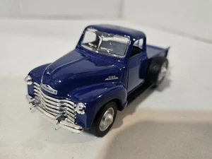 Maisto 1953 Chevy C3100 Pickup Road Champs 1:43 Blue Pull back - Picture 1 of 7