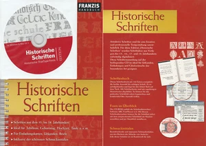 Historische Schriften- Franzis- CD+Buch - Bild 1 von 1