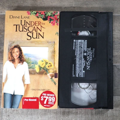 Under The Tuscan Sun VHS VCR Video Tape Used Blockbuster Rental Diane Lane - Image 1 of 4