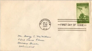 1945 US Armed Forces - Iwo Jima - First Day of Issue - Scott 929 - FDC - Picture 1 of 1