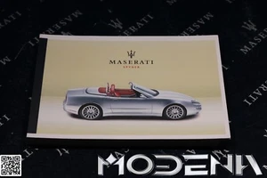 Operating Instructions Manual Board Book German Maserati 4200 Spyder 2003 - Picture 1 of 1