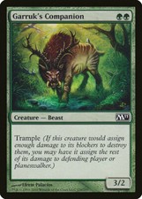 1x FOIL Garruk's Companion M11 Core #176 MTG Magic English NM/Unplay C card