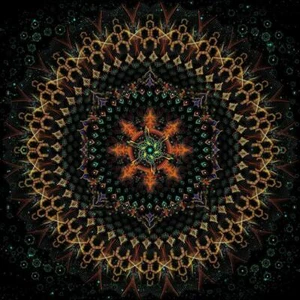 UV Backdrop Black Light Tapestry Psychedelic Art Banner Fluoro Psy Wall Hanging - Picture 1 of 2