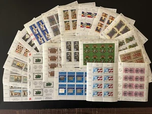 AUSTRIA - Collection of 20 MINI SHEETS "DAY of the STAMP" and More - MNH - Picture 1 of 20