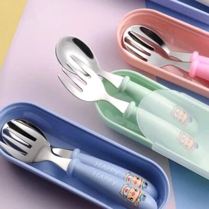für Kleinkinder Babygeschirr-Set Baby-Gadgets Ernährung mit Säuglingsnahrung - Bild 1 von 14