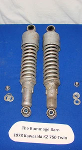 SHOCK ABSORBER SET of (2) ----- 1978 KAWASAKI KZ750 B Twin 76 77 78 79 - Picture 1 of 1