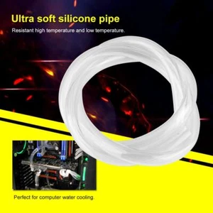 Transparent Silicone PVC Tube Water Cooling Pipe 1 Meters Waterblock Soft Tube - Afbeelding 1 van 10