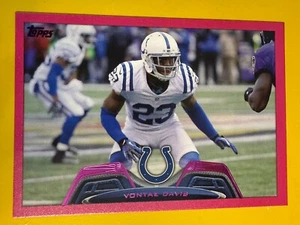 67367 2013 Topps Pink #311 Vontae Davis Colts #240/399 - Picture 1 of 3