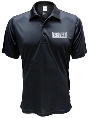 Auto Recovery Polo REFLECTIVE design, Performance Polo, moisture wicking - Image 1 of 4