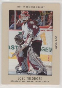 2006-07 Upper Deck Bee Hive Matte /100 Jose Theodore #77