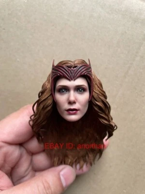 Hot Toys HT TMS036 Wanda Vision Scarlet Witch 4.0 1/6 Action Figure Head Sculpt - Image 1 of 4