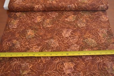 By 1/2 Yd, Browns on Brown Batik Quilt Cotton, Moda/Over the Rainbow/41014, B375 - Image 1 of 4