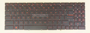 Neu für MSI Bravo 15 B5DD, Bravo 15 B5ED Tastatur ohne Rahmen Rot Hintergrundbeleuchtung USA - Bild 1 von 2