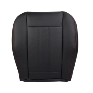 Fits for Dodge Grand Caravan 2008-2020 Driver Bottom Leather Seat Cover Black - Foto 1 di 10
