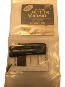 Cartucho de frenos Shimano XTR V-Brake zapatos estado severo 1 par 8AA 9804 - Imagen 1 de 2