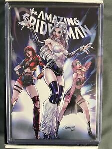 Amazing Spider-Man #25 J Scott Campbell RARE couverture B variante 2023 comme neuf +