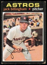 1971 Topps Base Set Jack Billingham Houston Astros #162