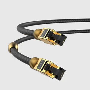 1m/3.3feet viborg Audio LAN8 Pure Silber Cat8 RJ45 Ethernet-Kabel Netzwerkkabel - Picture 1 of 7