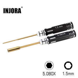 INJORA 1.5mm Hexagon Screwdriver 5.0 Nut Driver Wrench fr TRX4M AX24 SCX24 FCX24 - Picture 1 of 13