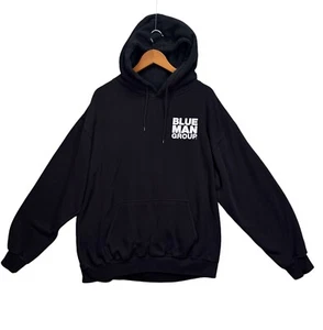 Sudadera con Capucha Blue Man Group Dare To Live Negra Las Vegas Batería XL 24X27 - Imagen 1 de 5