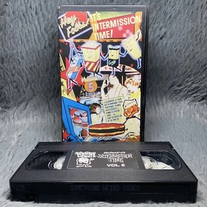 Hey Folks! It’s Intermission Time! Vol. 5 VHS Tape Something Weird Video Movie - Picture 1 of 8