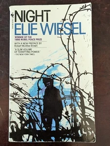 Night by Elie Wiesel (1982, Mass Market, Anniversary) - Very Good Condition - Picture 1 of 2