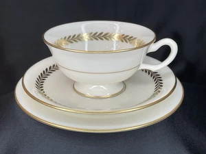 Vintage LENOX "Imperial" Trio Tasse, Untertasse und Brotteller  - Bild 1 von 24