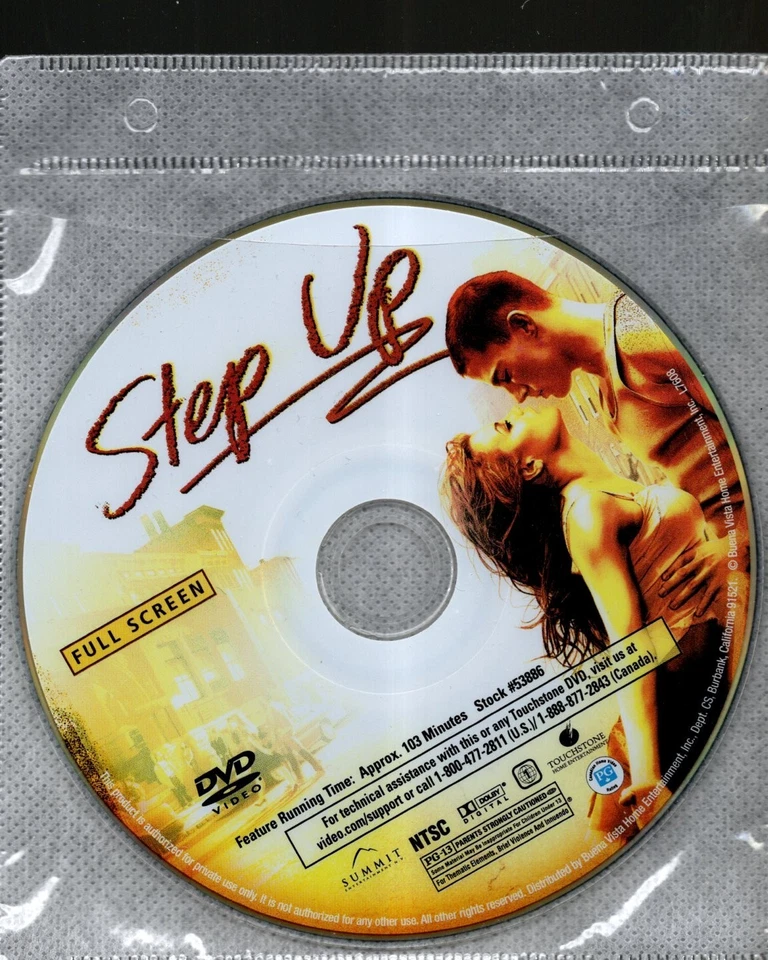 Step Up (2006) DVD *DISC ONLY* = REGION 1 - Channing Tatum -- Full Screen - Image 1 of 1