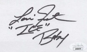 American Gladiators - Lori Fetrick - Ice w/ character signed Index Card JSA COA - Picture 1 of 4
