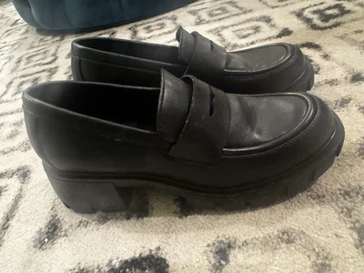 Mocasines Steve Madden plataforma negros talla 9 Foto 1 de 4