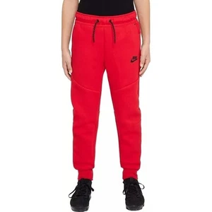 NWT Nike Boys' Tech Fleece Joggers - Large - Uni Red/Blk/Blk - Picture 1 of 10