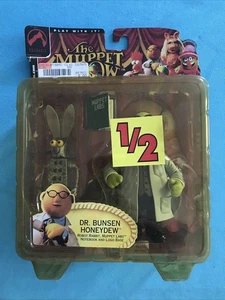 Dr Bunsen melata con robot coniglio (vintage Muppet Show, palizzate) SIGILLATO COME NUOVO - Foto 1 di 8