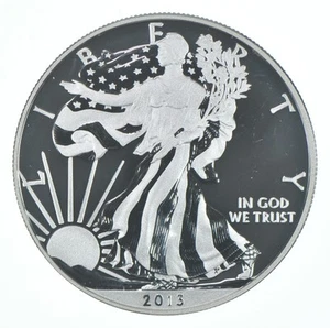2013-W American Silver Eagle Enhanced Finish - Picture 1 of 3