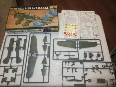 PZL P23 A/B 卡拉斯 - 1/72 比例未组装 Heller Aicraft 套件编号 247 — 第 1/4 张图片