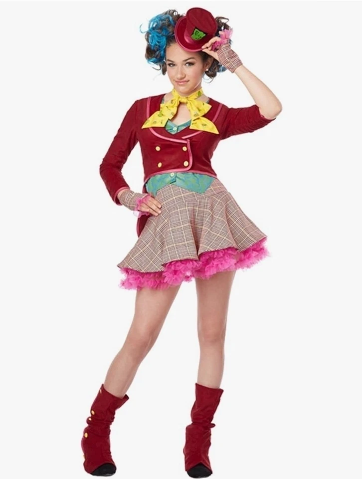 Disney Alice In Wonderland Mad Hatter Costume Junior 7-9 - Image 1 of 1