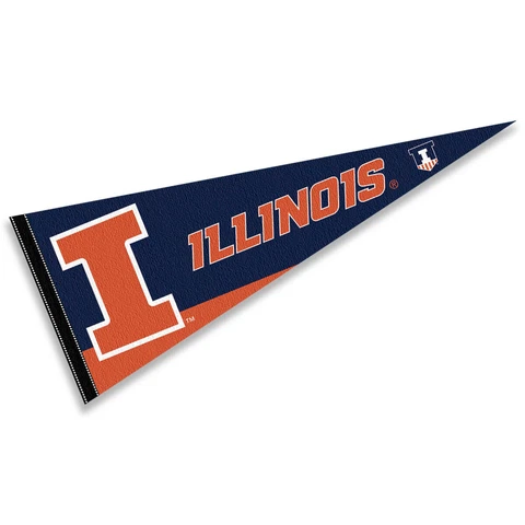 University of Illinois Full Size Pennant Cover