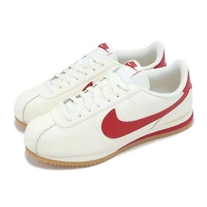 Nike Cortez Sail University Red Gum Men Unisex Casual Lifestyle Shoes DM4044-110 - Picture 1 of 8