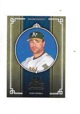 Jason Kendall 2005 Donruss Diamond Kings Baseball Card #381 Oakland Athletics