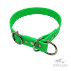 BIOTHANE Halsband für Hunde - Hundehalsband - Zugstopp - 25 mm - neon grün