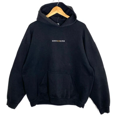 Seltener Sweatshirt Hoodie Brazzers Merch Vintage Gildan (Logo gestickt) - Bild 1 von 3