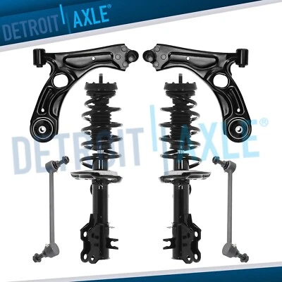 Brazos de control inferiores de barras estabilizadoras de resorte de puntales delanteros para Chevrolet Sonic 2013-2016 Foto 1 de 4