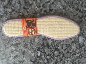 Schuhsohlen Einleger DDR 1966 (Stiefeleinlegesohlen) - Bild 1 von 3
