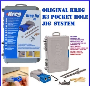 Kreg Pockethole Pocket Hole Jig R3 Original Kreg R3 - Picture 1 of 6